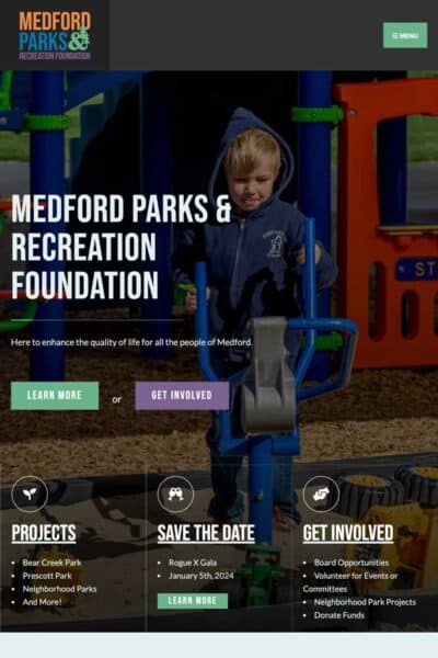 medford parks and recreation website phone